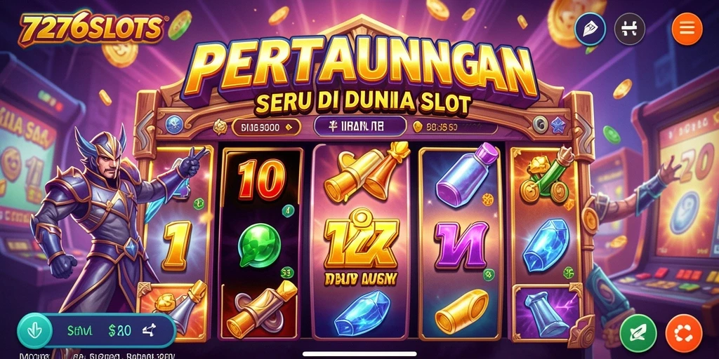 Screenshot 7276SLOTS menampilkan aksi pertarungan seru dengan efek visual yang memukau.