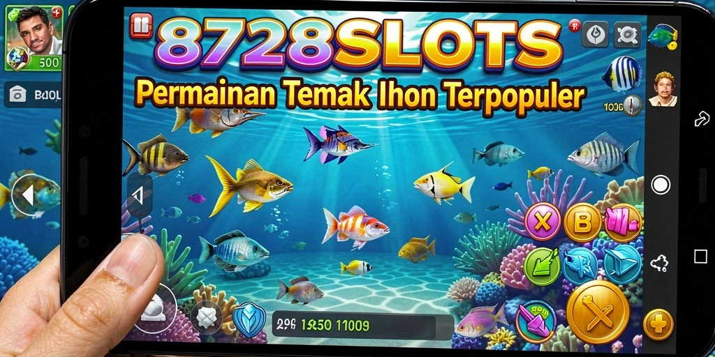 Gameplay seru menembak ikan di 8728SLOTS.