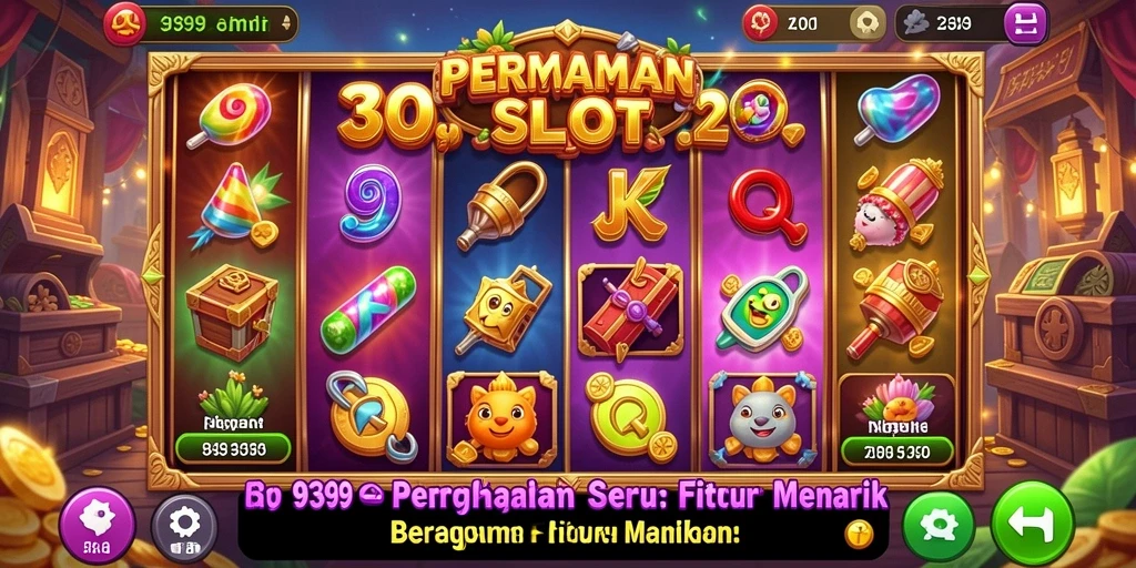 Tampilan gameplay yang menawan dari permainan Slot 9399.