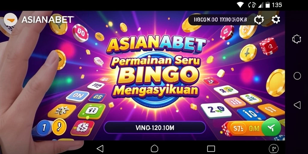 Tampilan gameplay seru ASIANABET yang menampilkan suasana Bingo.