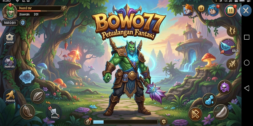 Tampilan gameplay petualangan yang seru dan penuh aksi.