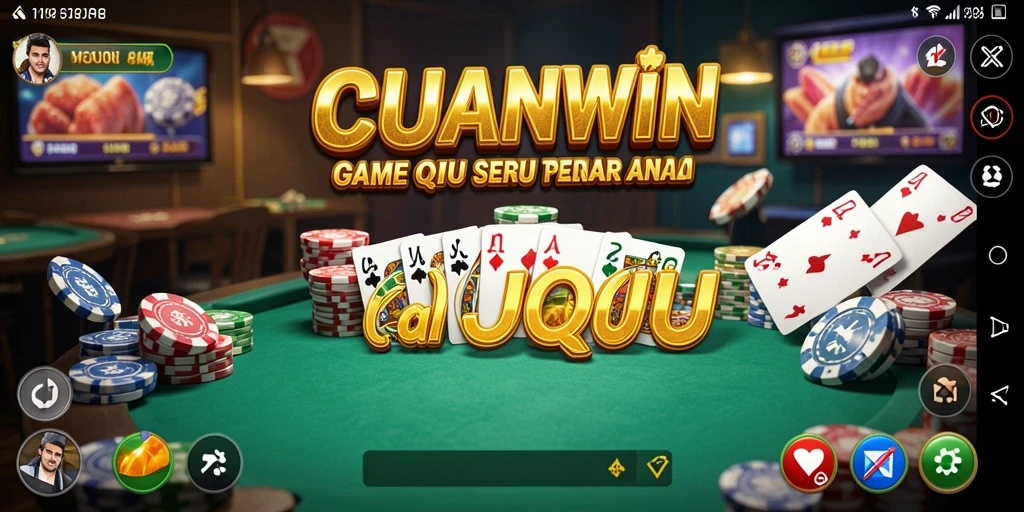 Tampilan gameplay QiuQiu yang seru dan menawan di CUANWIN.