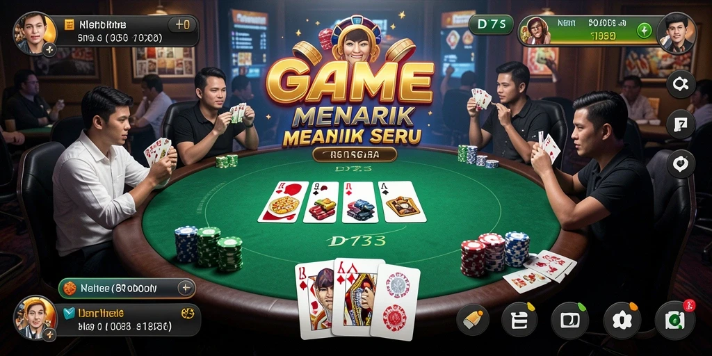 Tampilan menarik dari gameplay D73 yang mendebarkan.