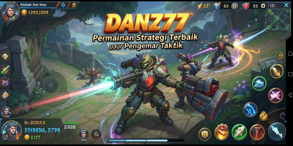 Screenshot DAN777 menampilkan pertempuran strategi yang intens dan menarik.