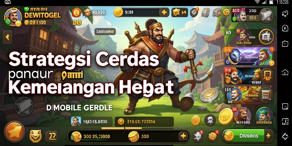 Tampilan menarik gameplay strategi DEWITOGEL dalam pertarungan.