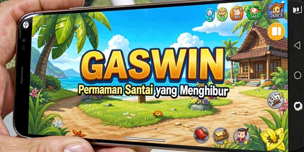 Screenshot GASWIN menampilkan gameplay yang santai dan menghibur.