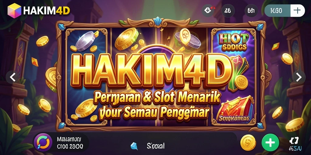 Tampilan menarik dari gameplay HAKIM4D dengan berbagai slot yang mengasyikkan.