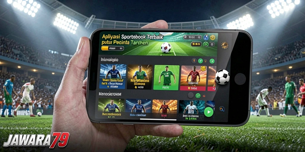 Tampilan screenshot gameplay JAWARA79 saat melakukan taruhan olahraga.