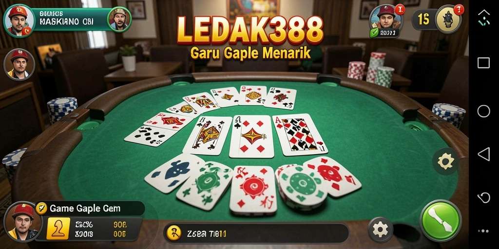 Tampilan gameplay LEDAK388 yang seru dan interaktif.