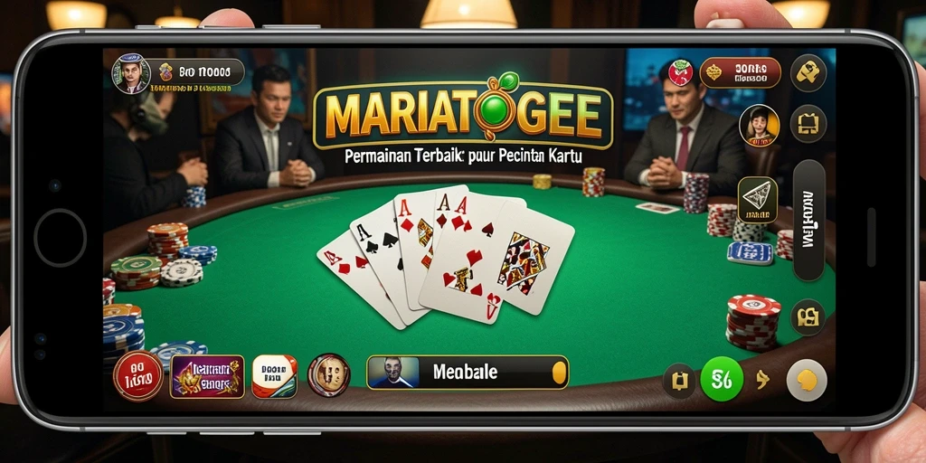 Tangkapan layar utama MARIATOGEL menampilkan gameplay Poker yang seru.