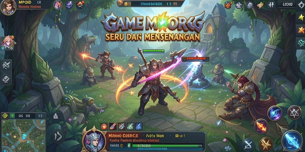 Tampilan gameplay MPOID yang mendebarkan dan penuh aksi.