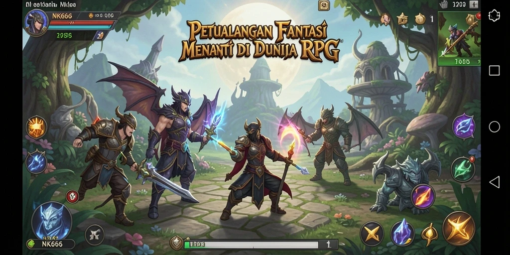 Gameplay seru di NK666 dengan karakter yang beragam.