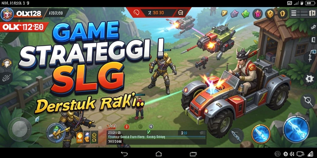 Tampilan gameplay OLX128 yang menawan dengan aksi strategis.