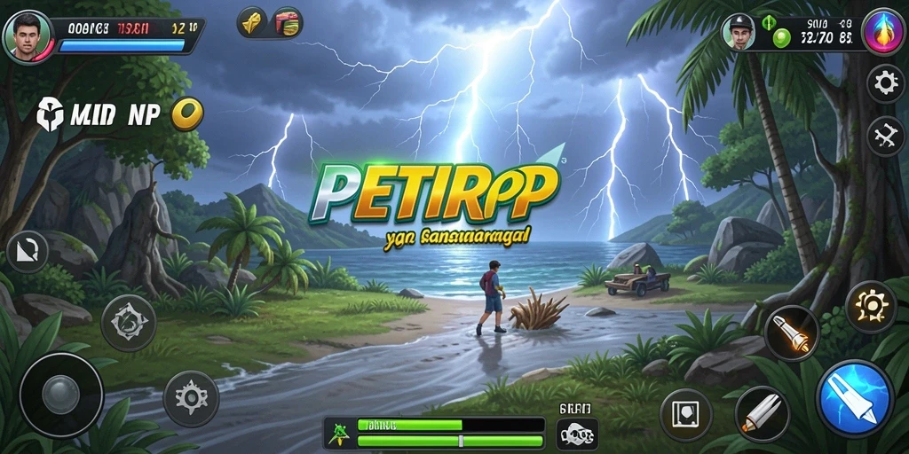 Gameplay menyenangkan dengan grafik cerah dari PETIRRP.
