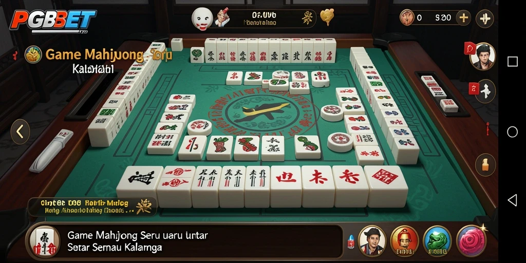 Screenshot gameplay PGBET menampilkan tantangan Mahjong yang menarik.