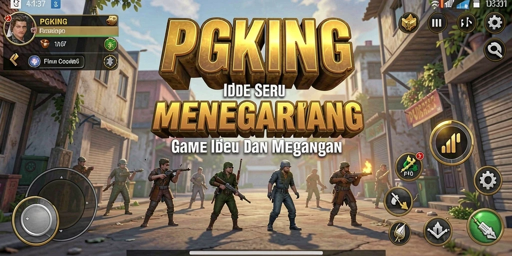 Tampilan gameplay PGKING yang menarik dan menghibur.