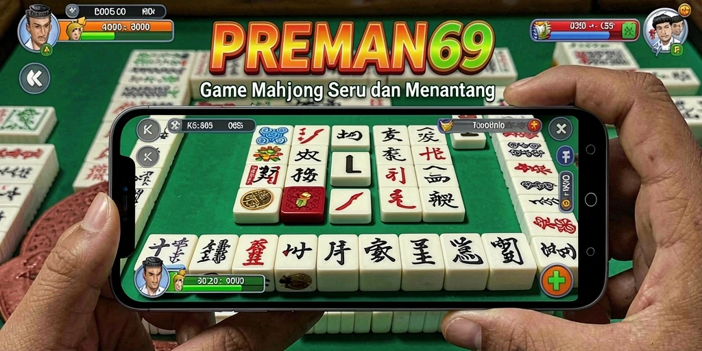 Screenshot gameplay menunjukkan suasana permainan Mahjong yang menarik.