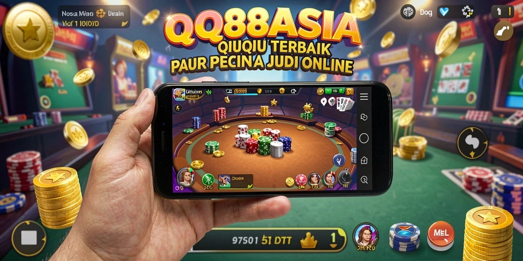 Screenshot gameplay QQ88ASIA menampilkan serunya permainan QiuQiu.
