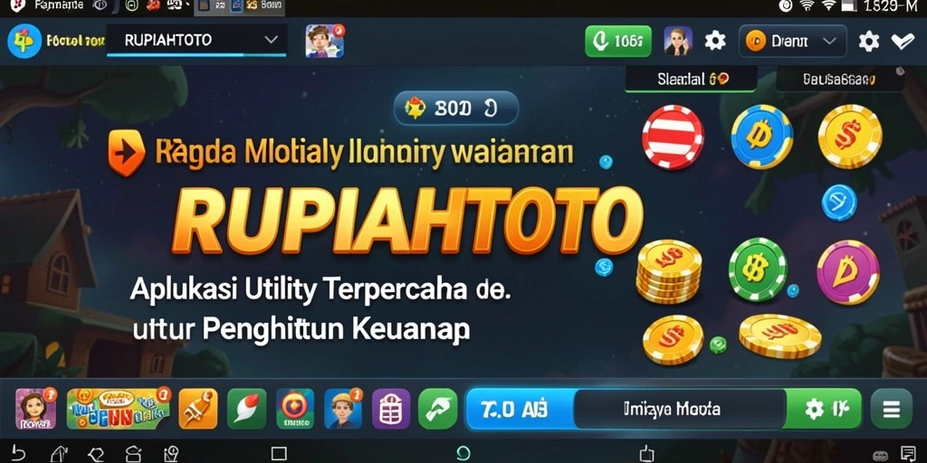 Tampilan antarmuka RUPIAHTOTO yang memudahkan pengelolaan keuangan.