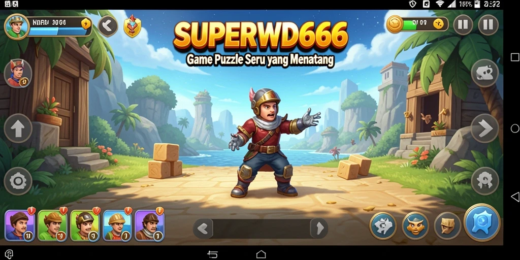 Tampilan gameplay SUPERWD666 yang mendebarkan dan penuh warna.