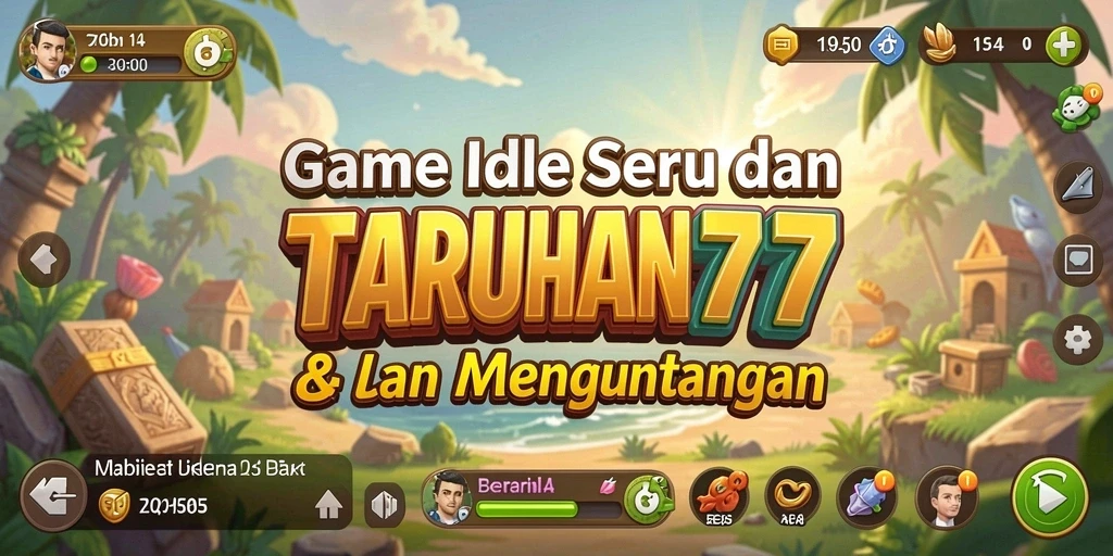 Tampilan gameplay TARUHAN77 yang menarik dan interaktif.