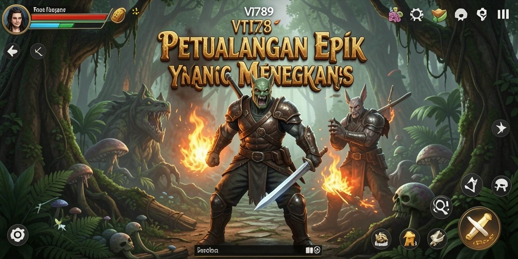 Tampilan menakjubkan dari gameplay RPG yang mendebarkan